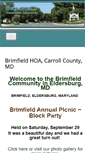 Mobile Screenshot of brimfieldhoa.com